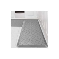 WEZVIX Non-Skid Kitchen Rugs and Mats Anti Fatigue Kitchen Mat 2 PCS