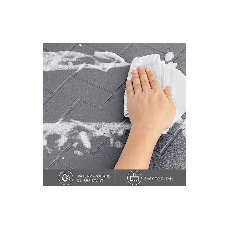 WEZVIX Non-Skid Kitchen Rugs and Mats Anti Fatigue Kitchen Mat 2 PCS - Image 2