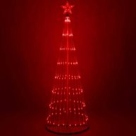 Wintergreen Lighting 14-Function LED Light Show Cone Christmas Tree