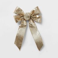 Wondershop Gold Glitter Topper Bow