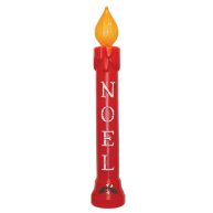 Union Products Christmas Decoration Red Noel Candle