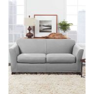 Sure Fit Ultimate Stretch Suede Box Loveseat Slipcover