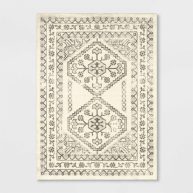 Threshold Kensington Washable Persian Style Rug Cream