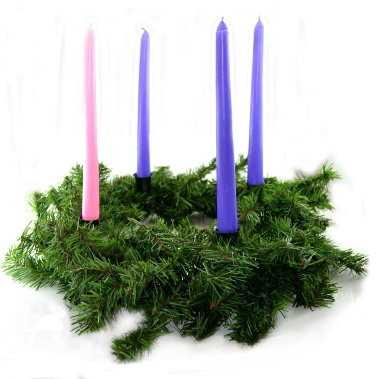 ST JUDE DISTRIBUTORS Evergreen Advent Wreath 12 - Image 2
