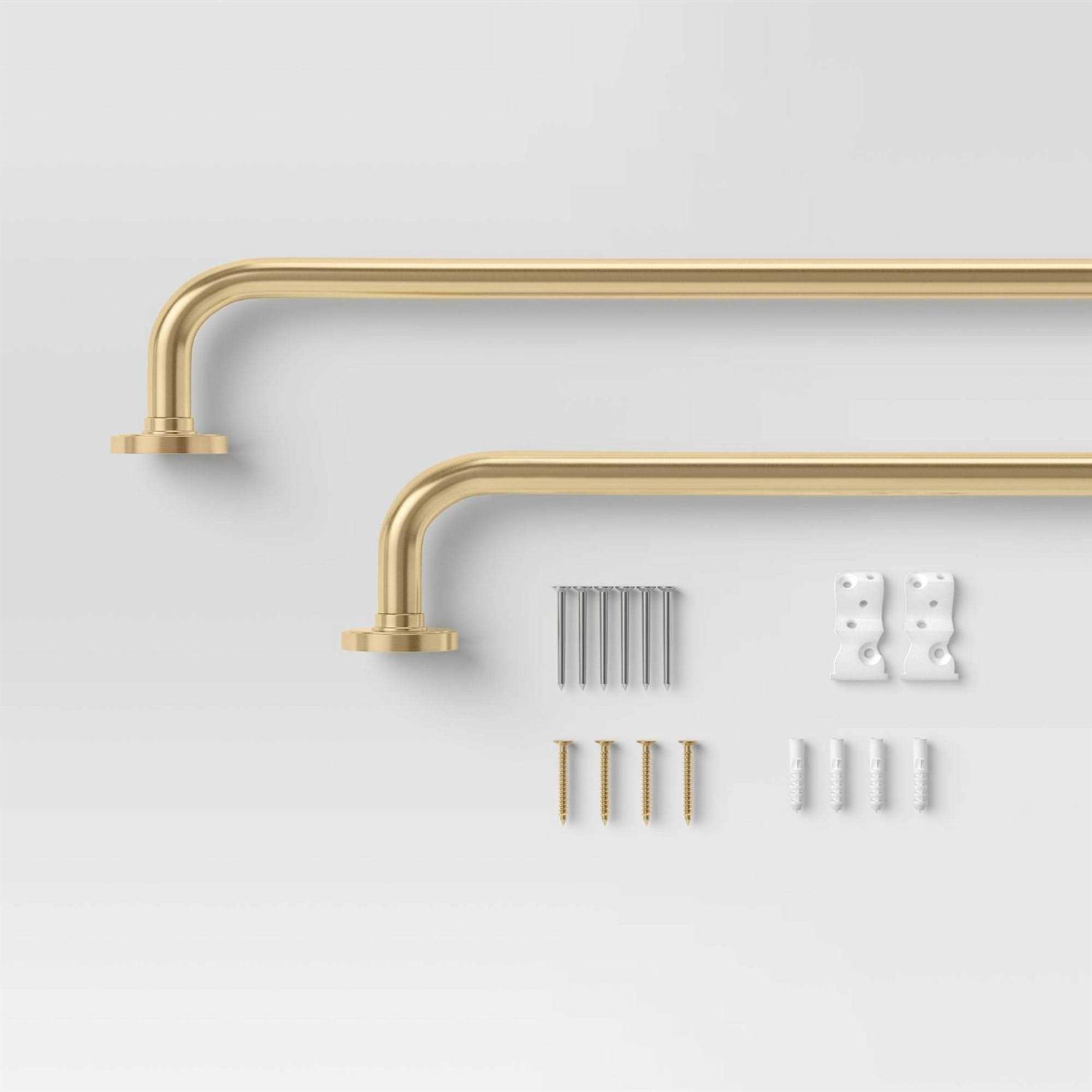 Threshold Blackout Rounded Curtain Rod - Image 3