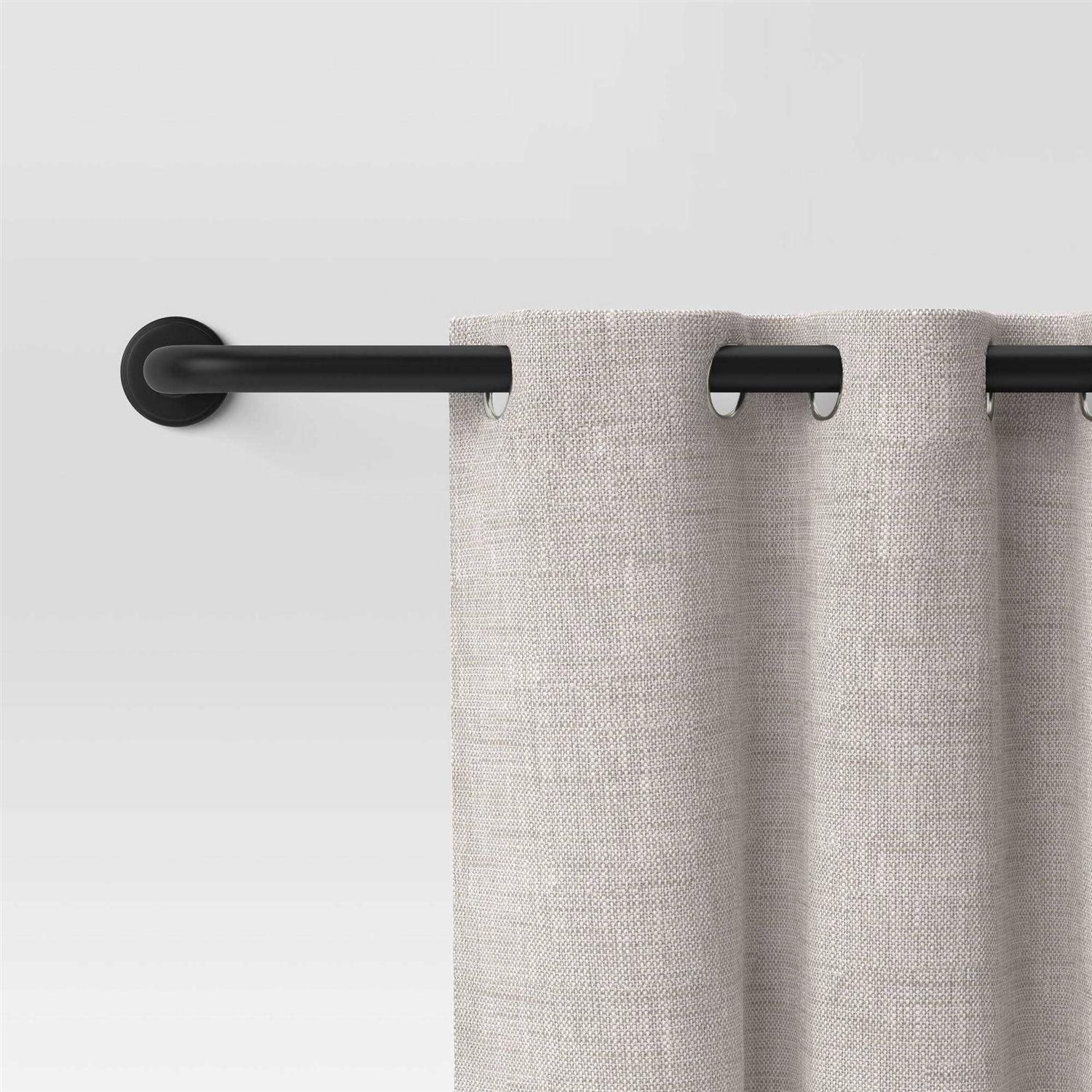 Threshold Blackout Rounded Curtain Rod - Image 3