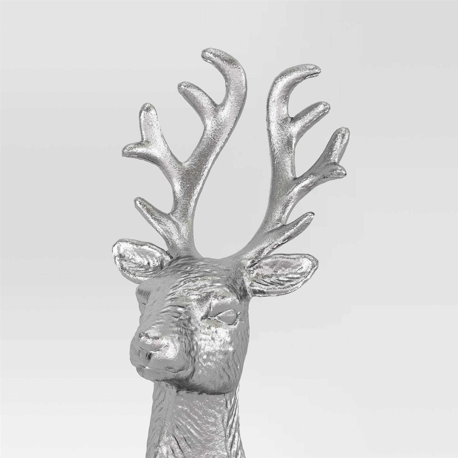 Wondershop 12.5 Metallic Plastic Standing Deer Animal Christmas Figurine - Image 4