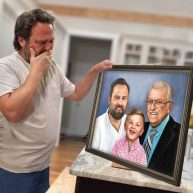 Unique Birthday Gift For Him Custom Hand-Painted Portrait. A Meaningful Gift That Will Be Cherished Forever