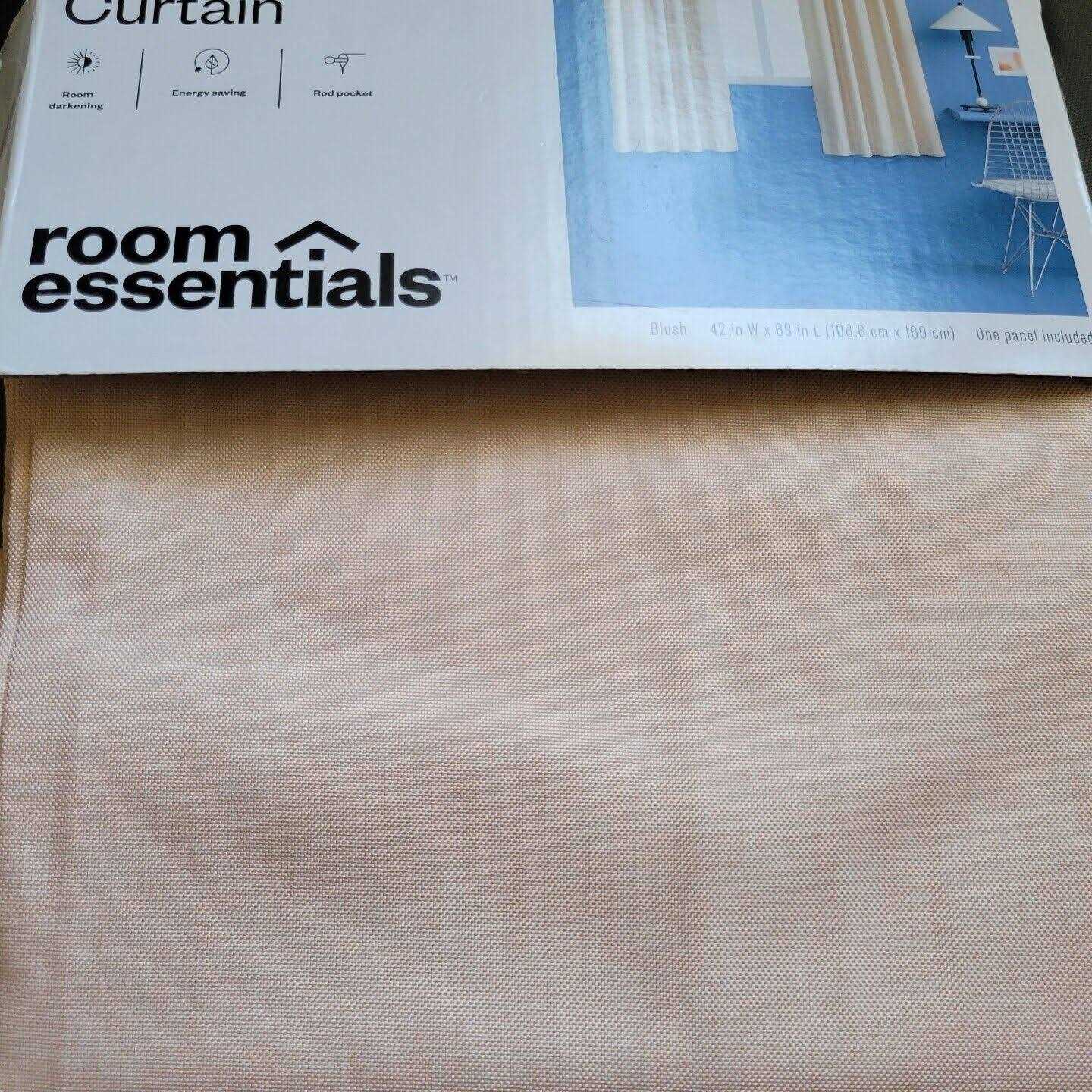 Room Essentials Heathered Room Darkening Curtain Panel - Image 3