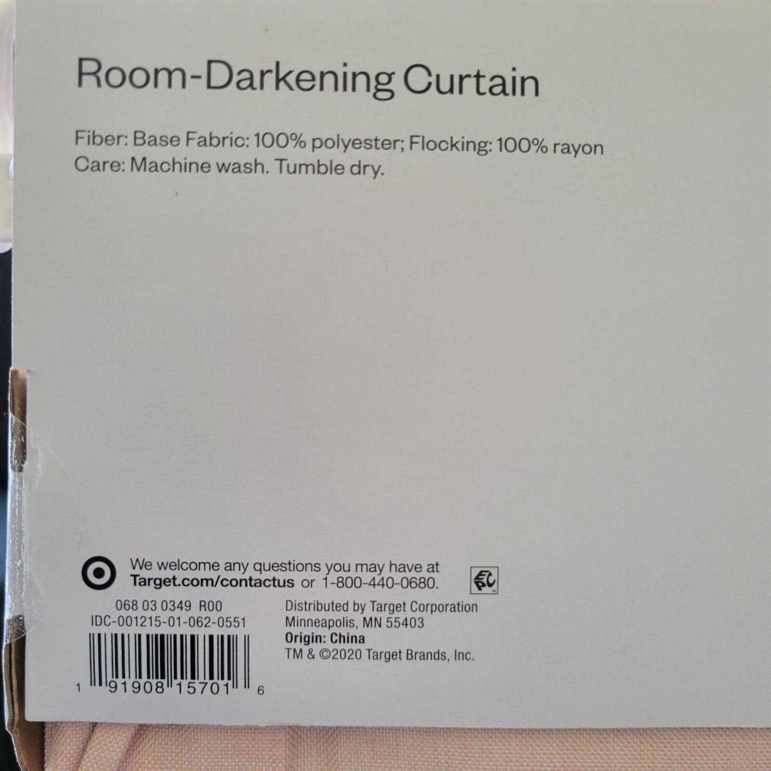 Room Essentials Heathered Room Darkening Curtain Panel - Image 5