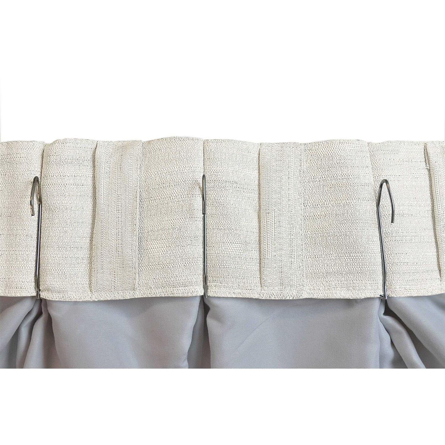 Ricardo Grasscloth 2/Way Pinch Pleated w/Back Tabs Pair - Image 2