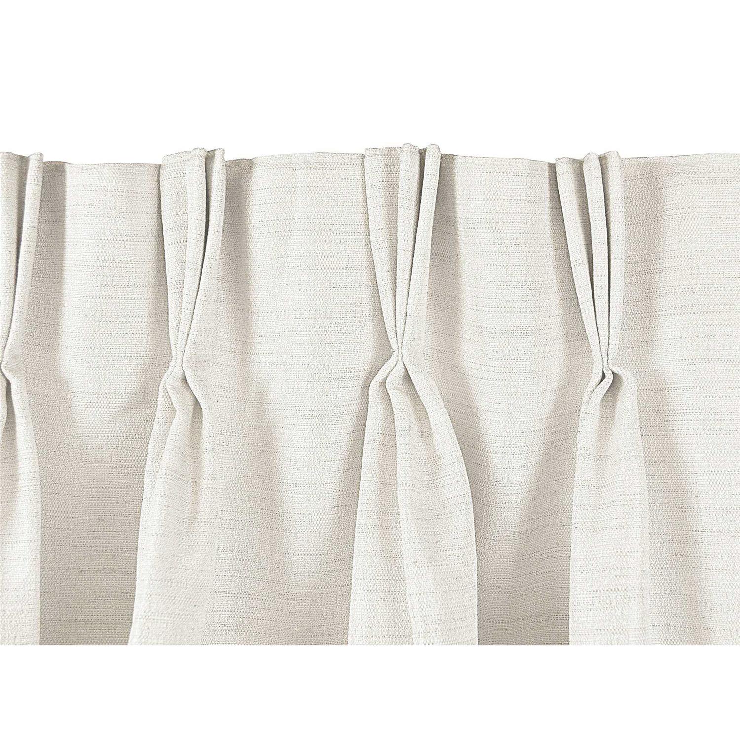 Ricardo Grasscloth 2/Way Pinch Pleated w/Back Tabs Pair - Image 3