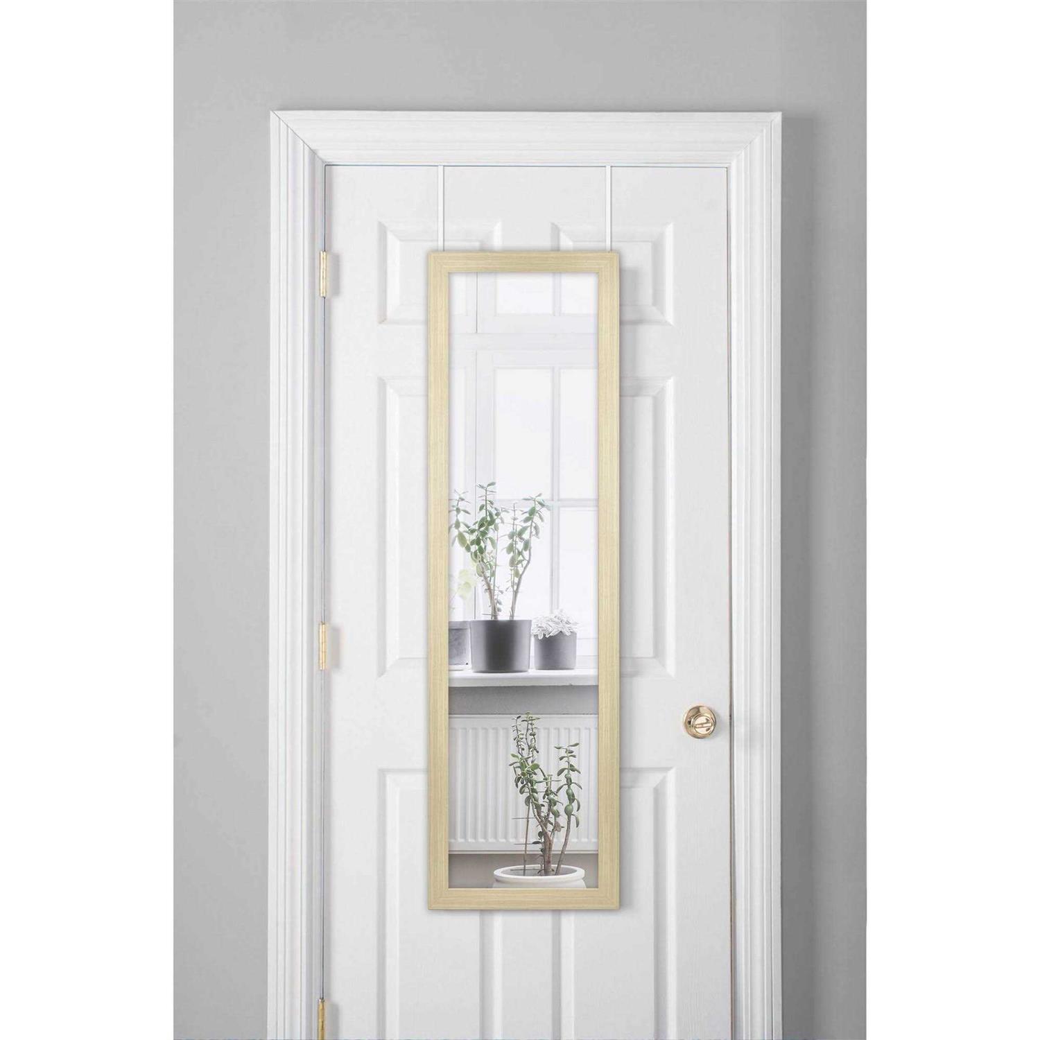 Room Essentials 14.8 x 50.7 Over the door Mirror - Image 2