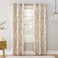 Sun Zero Room Darkening Grommet Single Curtain Panel