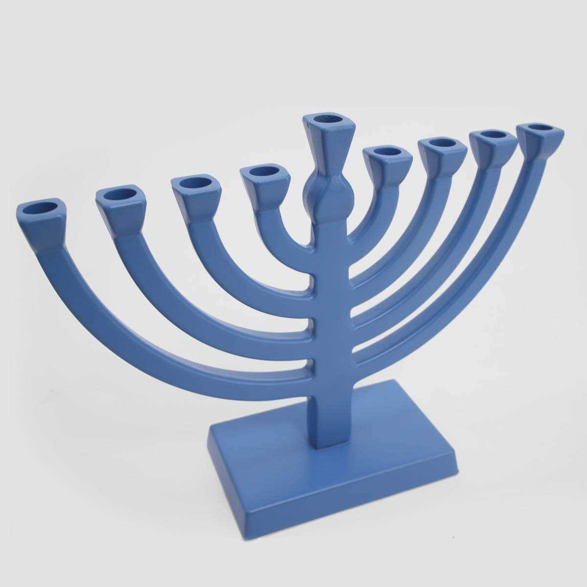 Spritz 5.88×7.75 Menorah Taper Aluminum Alloy Hanukkah Menorah - Image 3