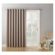 Sun Zero Blackout Patio Door Window Curtain