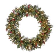 Three Posts™ Crestwood Lighted Wreath