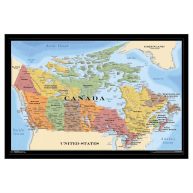 Trends International Map Canada Poster