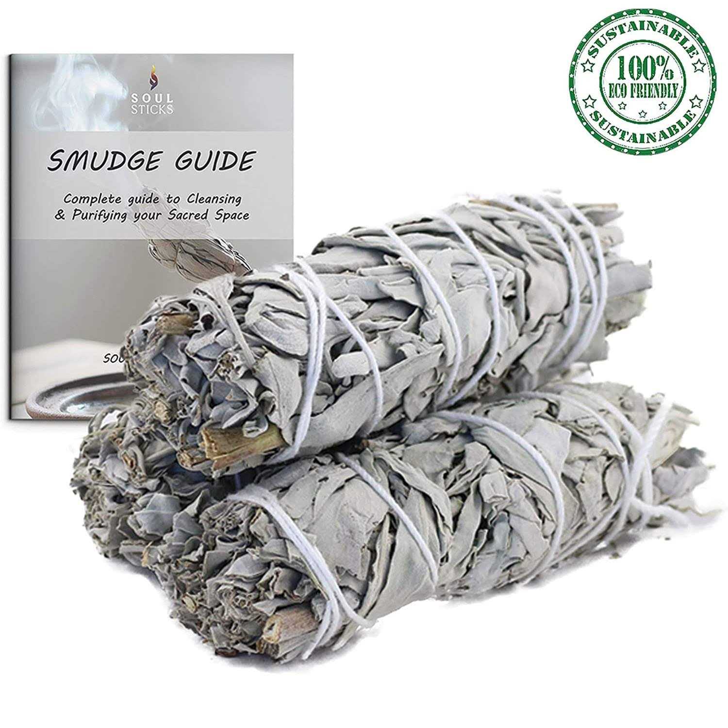 Soul Sticks 4 Inch Organic White Sage Smudge Smudging Sticks - Image 5