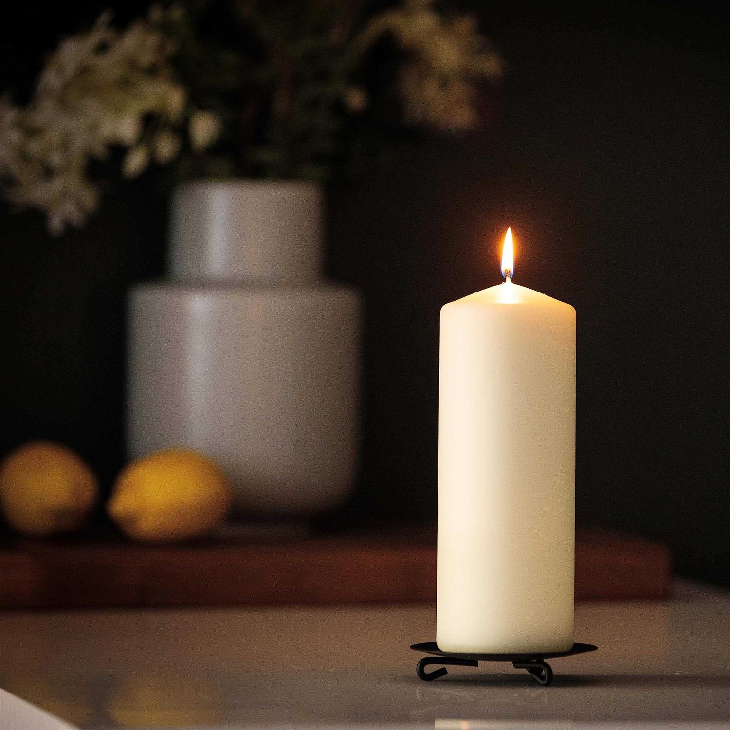 Stonebriar Collection Unscented Pillar Candles - Image 4