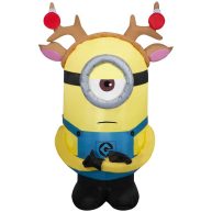 Universal Despicable Me 3.5-ft Lighted Universal Pictures Minion Stuart Christmas Iatable 882005
