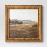 Threshold 12 x 12 Prairie Land Framed Canvas Board