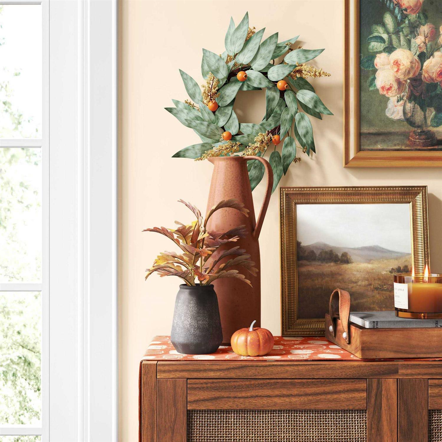 Threshold 12 x 12 Prairie Land Framed Canvas Board - Image 4