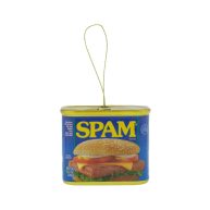 Spam Decoupage Christmas Tree Ornament