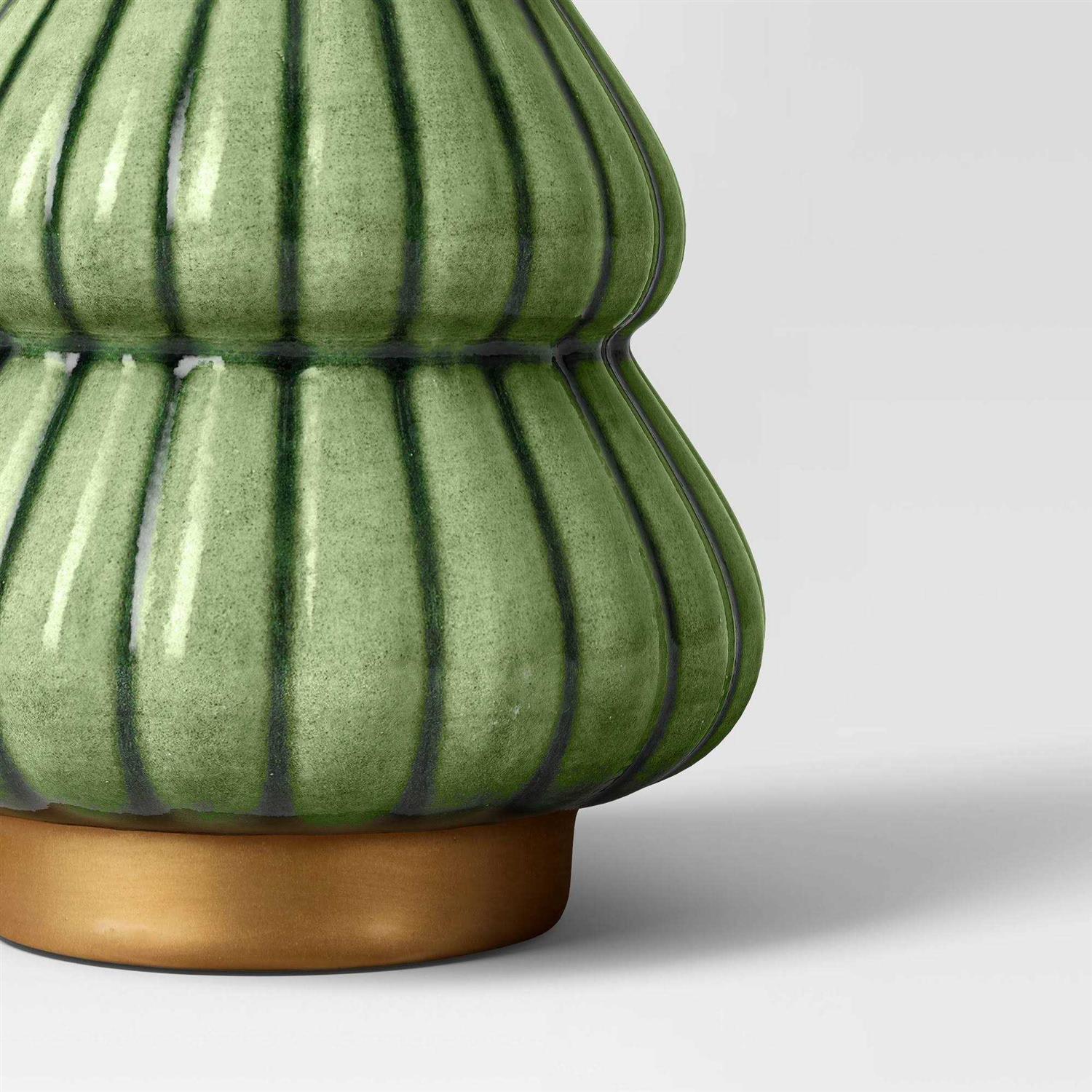 Threshold Scalloped Ceramic Christmas Tree - Image 3