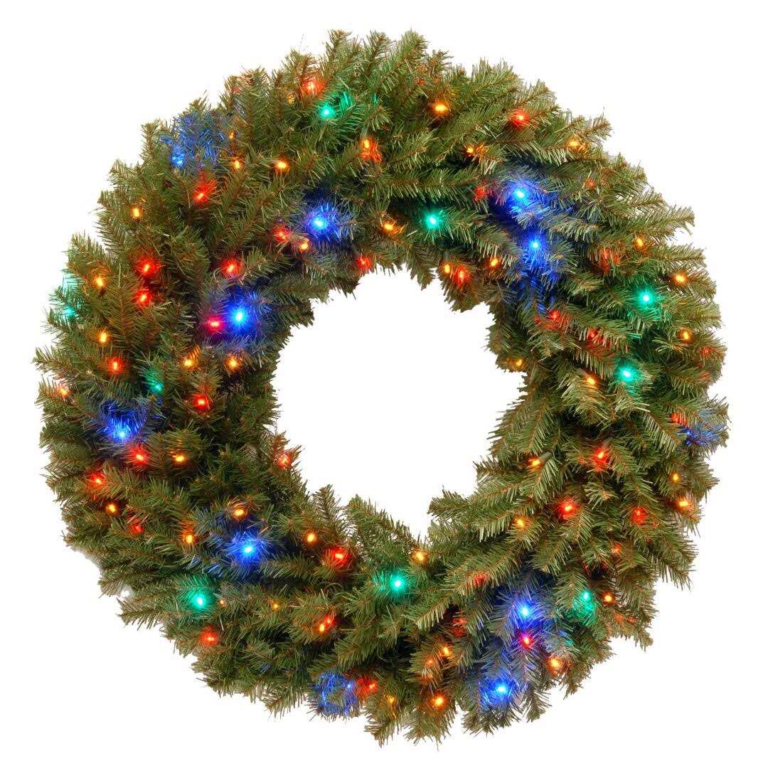 Three Posts™ Norwood Fir Lighted Wreath - Image 2