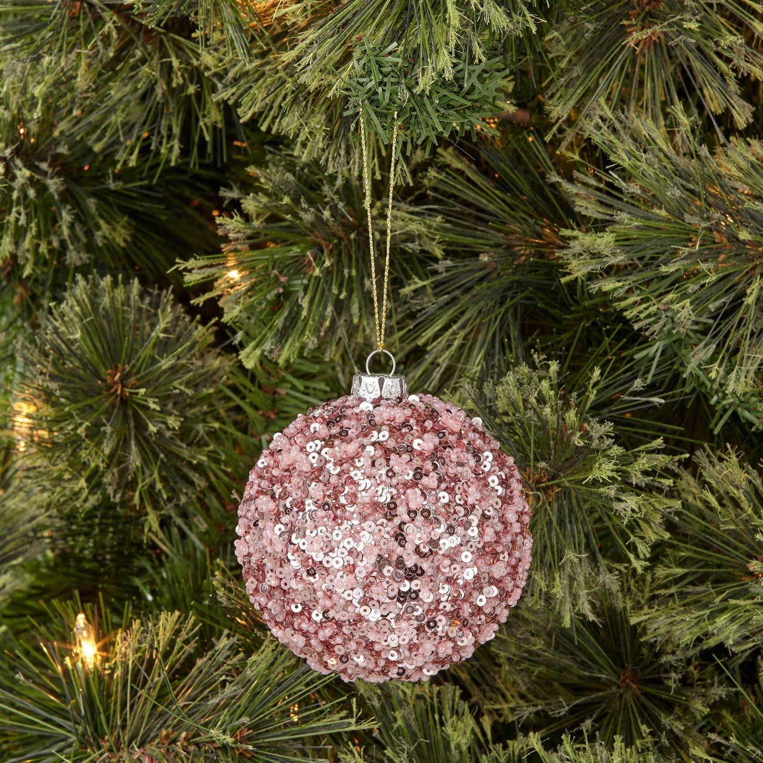 Wondershop Sequined Ball Christmas Tree Ornament - Image 2