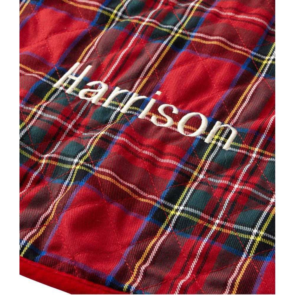 tabindeal Classic Tree Skirt Plaid Red - Image 3