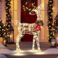 The Holiday Aisle® Christmas Lighted Reindeer Lighted Display