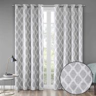SunSmart Blakesly Printed Ikat Blackout Curtain