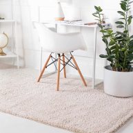 Soft Solid Shag Area Rug