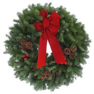 Worcester Wreath 24 in. Balsam Classic Fresh Wreath