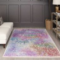 Union Rustic Poston Oriental Tufted Purple Area Rug Bungalow Rose Rug