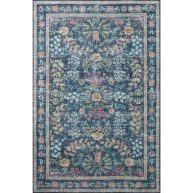 Rifle Paper Co. x Loloi Blue/Multicolor Maison Frances Area Rug