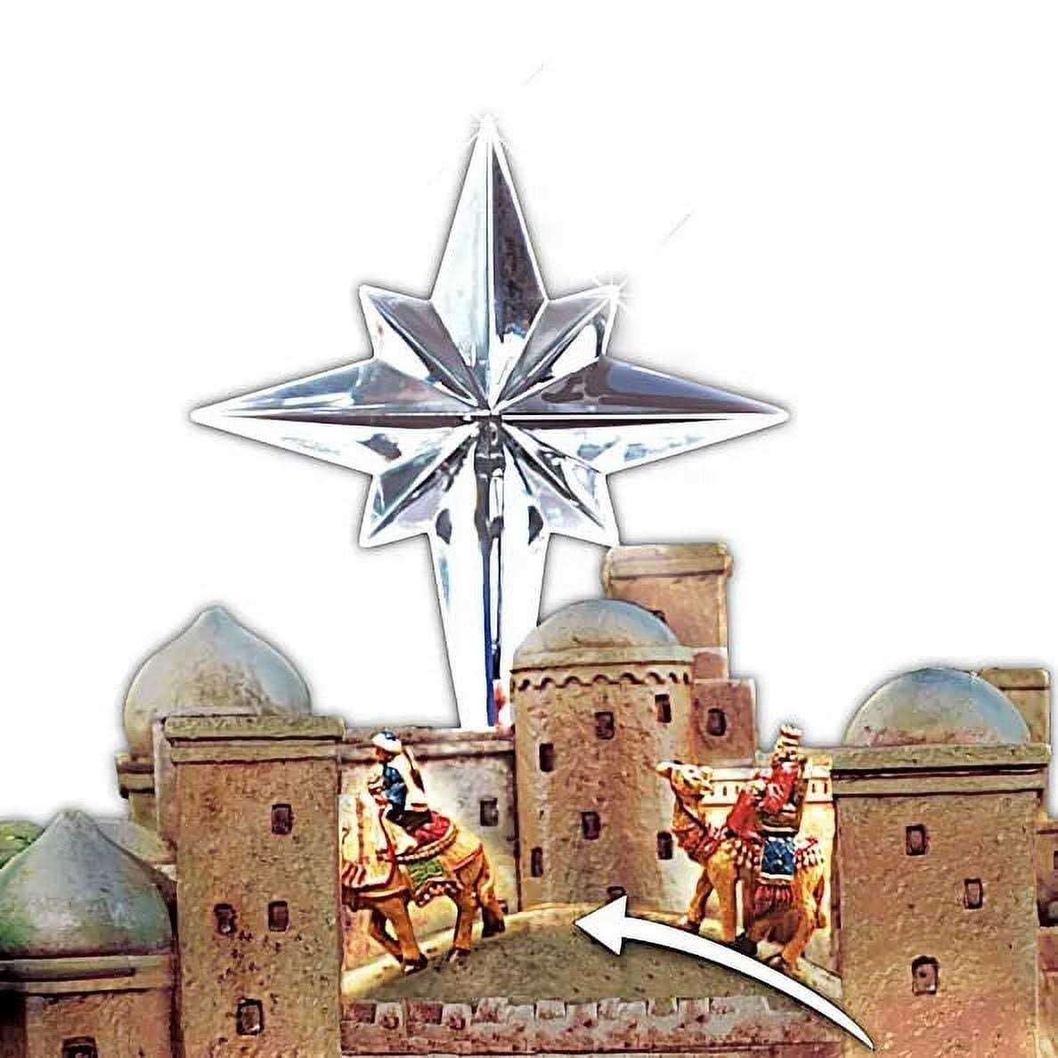 Sculpture Thomas Kinkade Following The Star Nativity Sculpture - Image 5