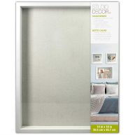 White Flat Shadow Box by Studio Decor