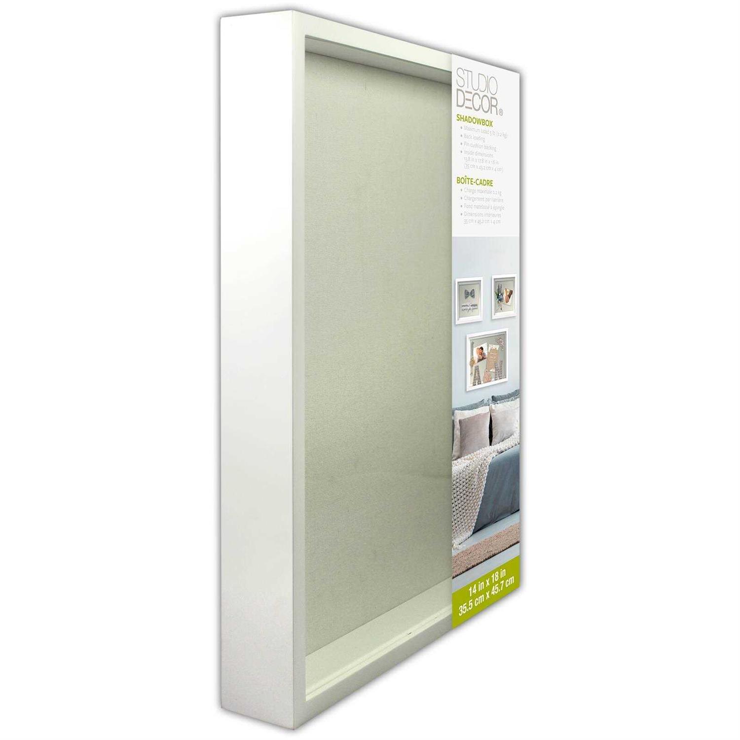 White Flat Shadow Box by Studio Decor - Image 3