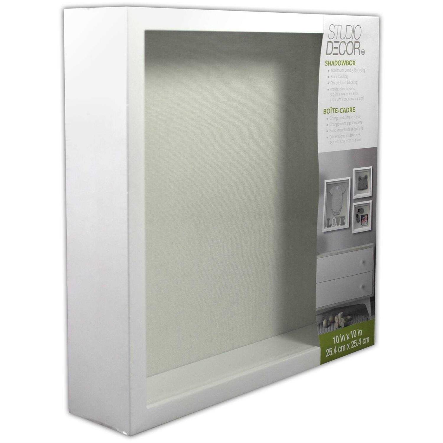 White Flat Shadow Box by Studio Decor - Image 2