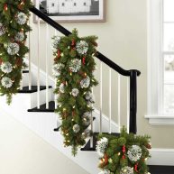 The Holiday Aisle® Wintry Pine Pre-Lit Swag with 50 Warm Lights