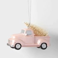 Wondershop Truck Christmas Tree Ornament Pink