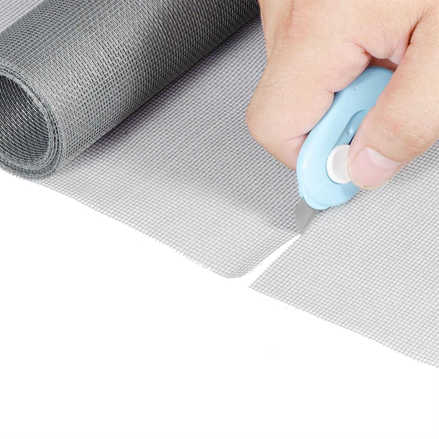 TOOLTRIZ Windows Screen and Screen Door Replacement Durable Fiberglass Screen Mesh - Image 3