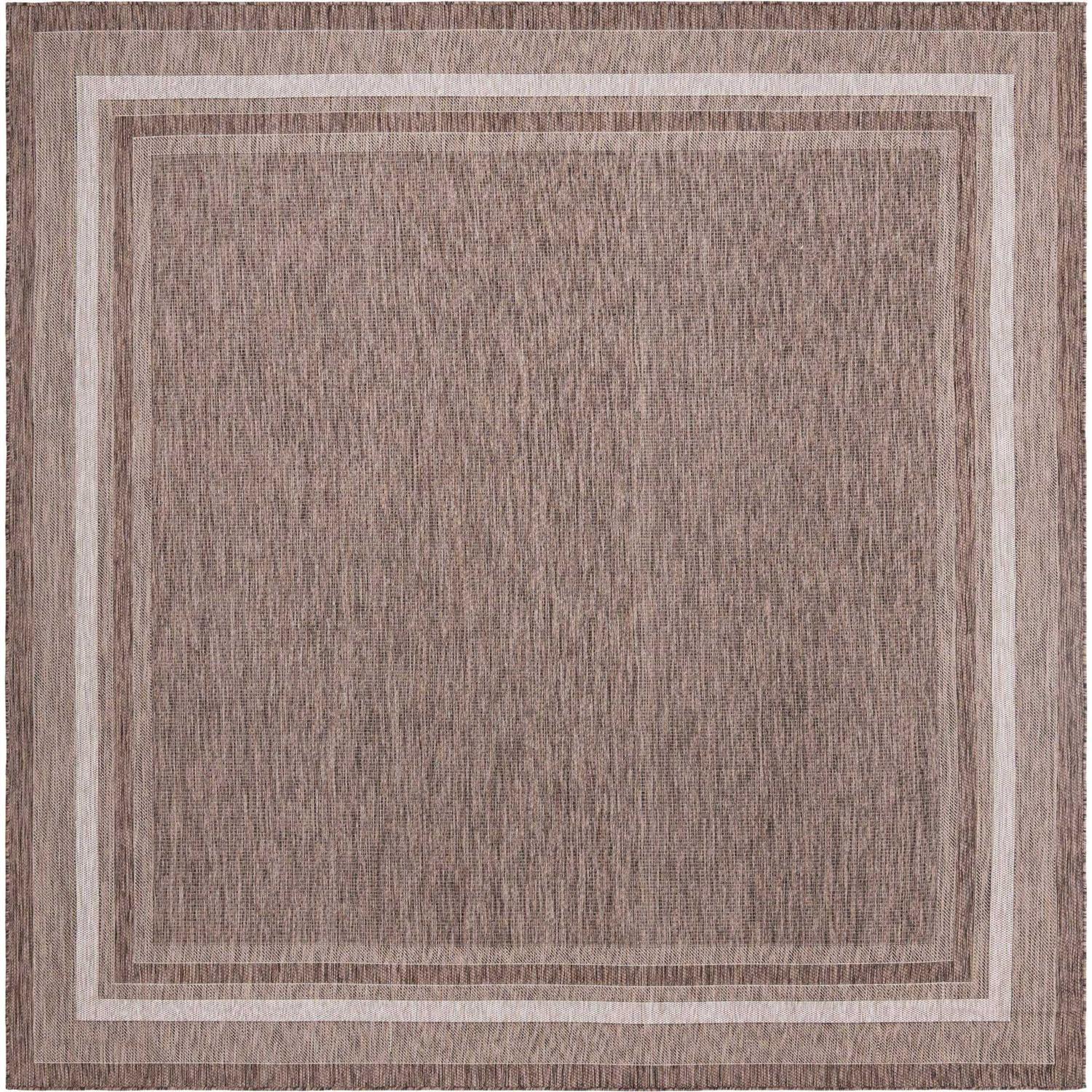 Unique Loom Outdoor Soft Border Area Rug - Image 4