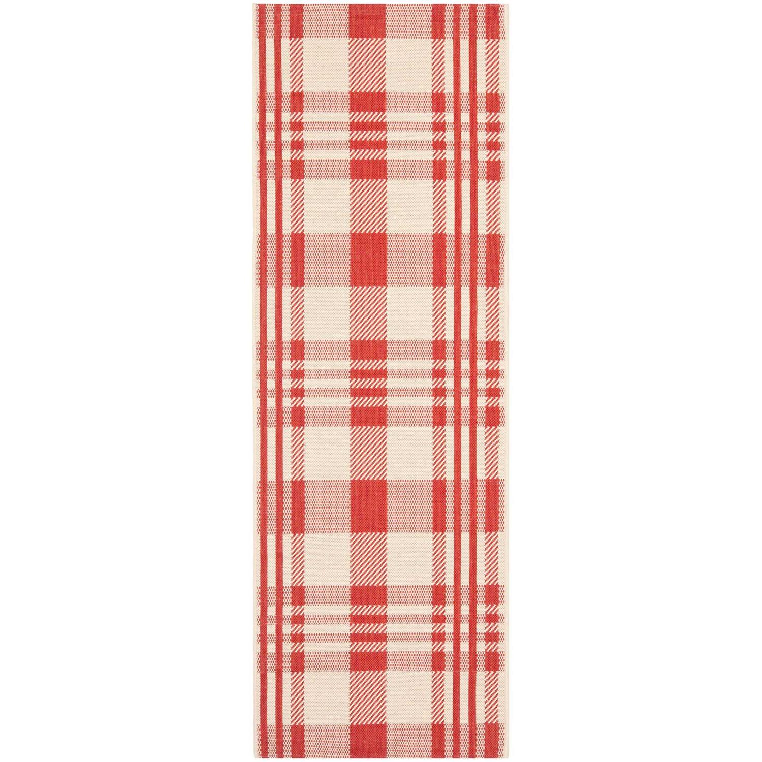 Safavieh Courtyard Red Indoor Outdoor Rug