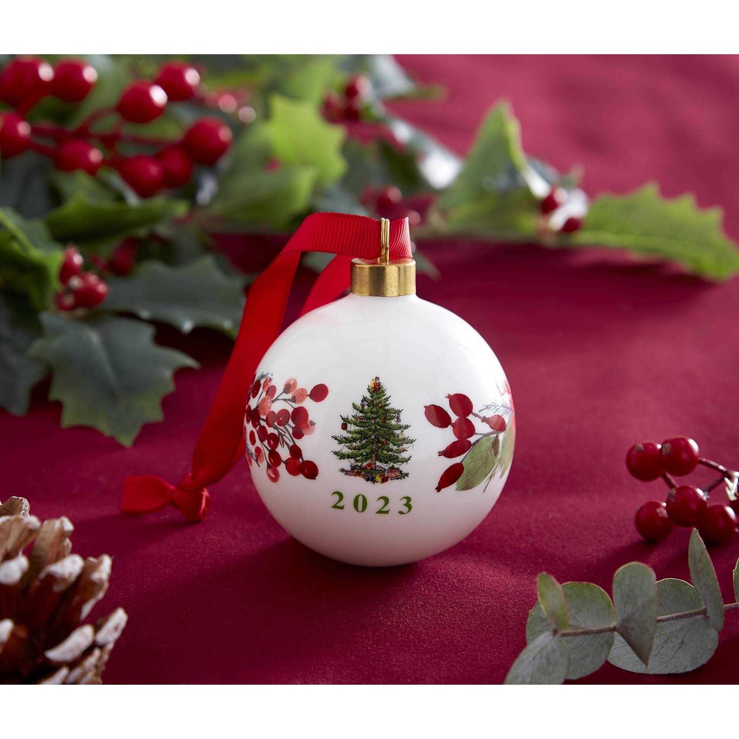 Spode Christmas Tree Annual 2023 Bauble Ornament - Image 2